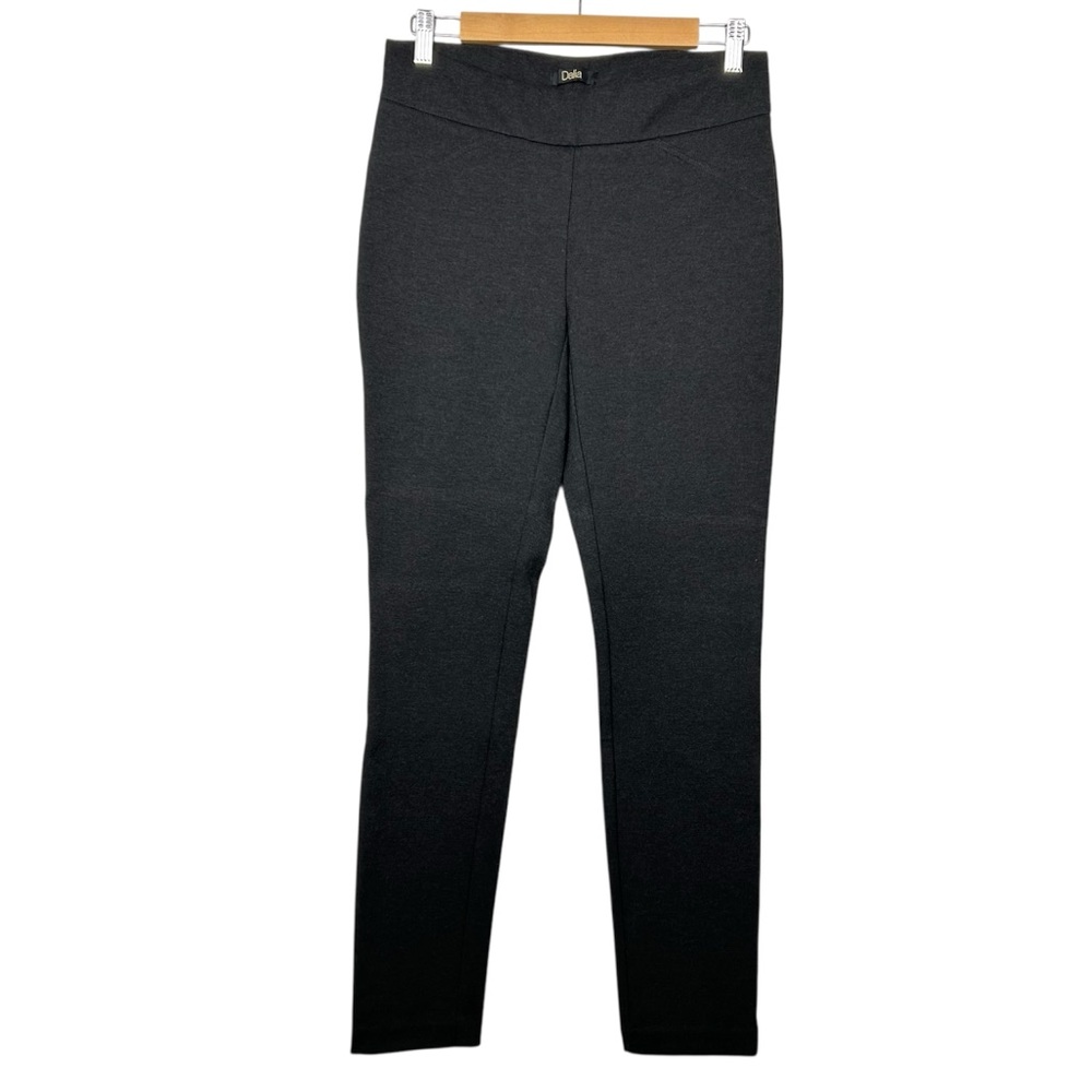 DALIA NWOT Mid Rise Pull On Ponte Pants, Dark Grey, Size 6/28